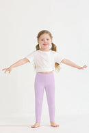 Resinta 4 Packs Toddler and Baby Girls Cotton Leggings Full Length Pants Stretchy Soft Tights Pants for Kids by TinyTreasures Baby Boutique