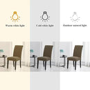 Joccun Chair Covers for Dining Room Set of 6,Dining Chair Slipcovers Stretch Dining Room Chair Covers Seat Protector,Washable Parsons Chair Cover for Home,Hotel,Banquet(Fossil,6 Pack) by CozyNest Decor