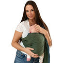 Hip Baby Wrap Ring Sling Baby Carrier for Infants and Toddlers - Beautiful, 100% Soft Cotton Baby Wraps Carrier for Babies 8-35 lbs - Perfect Baby Shower Gifts Moms and Dads - Nursing Cover (Fern) by TinyTreasures Baby Boutique