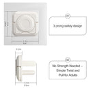 Outlet Cover Baby proofing -32 Pack Plug Covers for Electrical Outlets with Dual Safety Locks, Child Proof Outlet Covers Improved Baby proofing outlets by TinyTreasures Baby Boutique