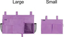 Surblue Caddy Hanging Organizer Bedside Storage Bag for Bunk and Hospital Beds, Purple, Small by CozyNest Decor