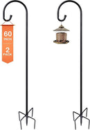 Shepherd-Hooks Adjustable for Bird-Feeder Lantern Plant-Hook Garden-Stake - Plant Stand Hanger for Outdoor Flower Basket, Bird Feeder Hanger Weddings Décor by GreenHaven Gardens