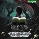 Halloween Fun Miniature Grim Reaper Figurine,Gothic Horror Resin Grim Reaper Decor,for Bookshelf Decor,Desk Trinkets,Collectible,Party Gifts by CozyNest Decor