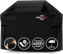 Heavy Duty BBQ Grill Cover for Outdoor Grill, 60 Inch – Waterproof, Weather Resistant, UV & Fade Resistant with Adjustable Straps – Gas Grill Cover for Weber, Charbroil by GreenHaven Gardens