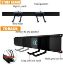 TORACK Tool Storage Rack, Heavy Duty Steel Garage Wall Mount Garden Tool Organizer for Ladders, Chairs, Shovels, Broom, Power tools (8-Pack 5.7"-11" Mixed Hooks, up to 800 lbs) by GreenHaven Gardens
