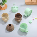 IMIKEYA Stackable Formula Dispenser - 4-Layer Milk Powder Container for Travel Light Green by TinyTreasures Baby Boutique