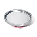 Avanchy Open Baby Plates with Suction – Stainless Steel Divided Plates for Toddlers, BPA-Free, Dishwasher Safe, Unbreakable, Non-Toxic, 100% Silicone Suction – Pink by TinyTreasures Baby Boutique