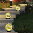 Table Solar Lanterns Outdoor Waterproof LED 6.7" Glass Desktop Decorative Lanterns Solar Globe Lights for Patio Balcony Pathway Porch Gardening Gifts for Women(Green) by GreenHaven Gardens