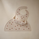 mushie Silicone Baby Bib | Adjustable Fit Waterproof Bibs (Butterflies) by TinyTreasures Baby Boutique
