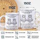 Personalized Mug - Trendy France-China Inspired Design - Fun Gift for Best Friends, Halloween Coffee Tea Cup - Cute Ghost Bestie Friends Until We Die Toile De Jouy Pattern by TinyTreasures Baby Boutique