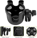 Accmor Stroller Cup Holder with Hook, Bike Cup Holder, Universal Cup Holder for Uppababy Nuna Doona Strollers, 2-in-1 Cup Phone Holder for Stroller, Bike, Wheelchair, Walker, Scooter by TinyTreasures Baby Boutique