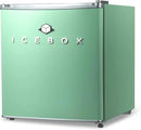 IBCR17MNT Compact, Energy Star Certified Small, Single Door Mini Fridge with Freezer Refrigerator, Standard (1.7 cu ft), Mint Green by CozyNest Decor