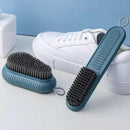 Cleaning Brush Soft Bristle Brush Laundry Scrub Brush Clothes Underwear Shoes Scrubbing Brush, Easy to Grip Household Cleaning Brushes Tool for Countertops Bathtubs (White) by CozyNest Decor
