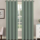 H.VERSAILTEX Room Darkening Curtains for Living Room Light Reducing Thermal Insulated Window Treatment Panels/Drapes Grommet Top 2 Panels Green Bay - 52 x 96 Inches by CozyNest Decor