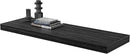 Large Floating Shelves for Wall Set of 1 Wooden Wall Shelves 24 in x 12.75 in x 2 in Room Decor Long Shelf with Invisible Wall Mount Bracket for Bedroom Kitchen Living Room Black Wood by CozyNest Decor