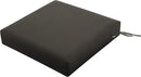 Classic Accessories Ravenna Water-Resistant 23 x 23 x 5 Inch Square Patio Seat Cushion Slip Cover & Foam, Espresso, Lounge Chair Cushion by GreenHaven Gardens