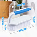 Lallisa 12 Pcs Scrub Brush for Cleaning with Handle Comfortable to Grip Heavy-Duty Flexible Stiff Bristles Scrubber Brushes Bulk for Shower Bathroom Carpet Kitchen Floor Tiles (Blue,Green) by CozyNest Decor