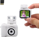 Mini Action Camera 1080P with 32GB Card, White, Compact and Portable, Perfect for Carrying Around, Long Battery Life, High-Definition Display by TinyTreasures Baby Boutique