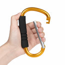 Stroller Hooks by Baby，2 Pack Convenient Organizer Hook Bag Clips to Diaper Bags Orange by TinyTreasures Baby Boutique