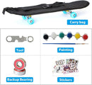 Easy_Way Complete Skateboards- Standard Skateboards for Beginners Kids Boys Girls Teenager- 31''x 8''Canadian Maple Cruiser Pro Skate Board, Skateboards by TinyTreasures Baby Boutique