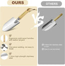 YAUNGEL Gardening Tools - 10 Pcs Garden Tool Set Heavy Duty Stainless Steel Garden Supplies Hand Tools with Wooden Handle, Storage Tote Bag, Gardening Gifts for Women and Men by GreenHaven Gardens