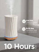 InnoGear 150ml Ceramic Oil Diffuser, Handcrafted Stone Essential Oil Diffuser Aromatherapy Diffusers Ultrasonic Cool Mist Humidifier Vaporizor with 2 Mist Modes Waterless Auto Off for Room Office Home by TinyTreasures Baby Boutique