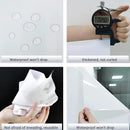 Frosted Glass Window Privacy Film Decorative, Bathroom Privacy Film for Glass Windows Cover, Static Cling, Removable, Reusable, Anti-UV, Anti-Glare, Heat Blocking,Gray,29.6X196.9Inch by CozyNest Decor