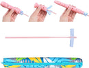 Soprano Recorder Instrument for Kids Beginners Student German Fingering C Key Recorder Instrument 3 Piece with Cleaning Rod and Bag Fingering Chart（Pink） by TinyTreasures Baby Boutique
