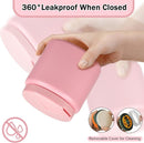 26oz Kids Thermos for Hot Food, Insulated Vacuum Food Jar with Buckle Lid, Stainless Steel Wide Mouth Leak Proof Insulated Lunch Container for School Picnic Travel, Pink by TinyTreasures Baby Boutique