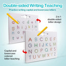 USATDD Magnetic Letters Practicing Board,Tracing ABC Alphabet Magnet Drawing Board Educational Preschool Practice Learning to Write Toys Montessori Uppercase&Lowercase Gift for Kids Toddlers by TinyTreasures Baby Boutique