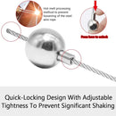 Furniture Anchors 4 Pairs No Drill Heavy Duty Anchors Fridge Lock Adjustable Self-Adhesive Safety Anti Tip Straps for Baby Proofing 220lbs Tension Earthquake Resistant Metal Straps Prevent Falling by TinyTreasures Baby Boutique
