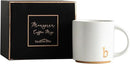 COLLECTIVE HOME - Monogram Ceramic Mugs, 15 oz Golden Initial Coffee Cups, Elegant Alphabet Tea Mugs, Elegant Personalized Mug with Gift Box, Luxurious Cups for Office and Home (b) by CozyNest Decor