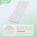 Bassinet Mattress Topper, Gel Memory Foam Mattress with Removable Cover Fit for Baby Delight Beside Me Dreamer Bassinet (32.5" x 20"), Waterproof Breathable Soft Bassinet Mattress by TinyTreasures Baby Boutique