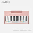 Kids Piano Keyboard, Digital Piano for Kids, Music Educational Instrument Toy, Wood Toy for 3+ Girls and Boys (Pink, 37 Keys) by TinyTreasures Baby Boutique