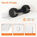 Lifewit Floating Shelves for Wall, 6 Pack White Acrylic Shelf 15" Room Decor for Bookcase/Vinyl Record Display/Photo/Picture in Bedroom, Living Room, Bathroom, Kitchen Storage and Organization by TinyTreasures Baby Boutique