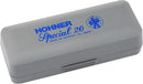Hohner 560 Special 20 Harmonica - Key of A Bundle with Carrying Case, Key Stickers, Harmonica Beginner Manual, and Austin Bazaar Polishing Cloth by TinyTreasures Baby Boutique