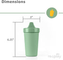 Re-Play Sippy Cups for Toddlers - 10 Oz. Reusable Spill Proof Cups for Kids, Dishwasher/Microwave Safe - Made in USA - Set of 4-3.13" x 6.25" - Blossom by TinyTreasures Baby Boutique