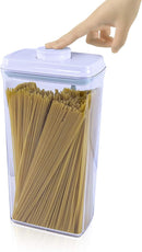BopTop (1pc - Spaghetti/Cereal) Airtight Food Storage Container – Mechanical Silicone Seal Canister - BPA-Free - 3.3Qt by TinyTreasures Baby Boutique