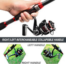 PROBEROS Kids Fishing Pole - Portable Telescopic Fishing Rod and Reel Combo Kit - Spincast Fishing Reel Casting Rods with Lures Lines Tackle Box and Bag for Boys Girls Youth Fishing by TinyTreasures Baby Boutique
