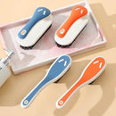 Soft Bristle Scrub Cleaning Brush Stain Remover Brush Fabric Cleaning Brush Laundry Brush Small Scrub Brush Cleaner Household Cleaning Brushes for Carpet, Clothes, Bathroom,Sneaker-2 Pack (Orange) by CozyNest Decor