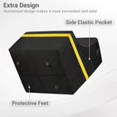 Car Seat Travel Bag - Padded, Comfortable, Durable, Roomy Gate Check Carseat Cover Backpack Fits 3-in-1，Convertible, Booster & Infant Car Seats for Airplane, Airport, Yellow by TinyTreasures Baby Boutique