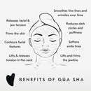 Mount Lai Obsidian Gua Sha Facial Tool – The Stone of Transformation – 100% Genuine Black Obsidian Stone Face Sculpting Tool for Lymphatic Drainage, Puffiness Reduction & Jaw Tension Relief by CozyNest Decor