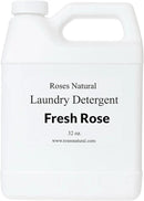 Plant-Based Liquid Laundry Detergent, 32 Fl Oz, Multiple Scents, HE Compatible (Fresh Rose) by CozyNest Decor