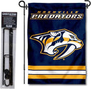 WinCraft Nashville Predators Garden Flag with Pole Stand Holder by GreenHaven Gardens