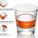 KAMMAK Crystal Whiskey Glasses Set of 2, Hand Blown 8.79oz Old Fashioned Glasses Stemless, Luxury Handcrafted Cocktail Glasses, Scotch Cup for Women, Men Gift for Rocks, Bourbon, Bar Barware by CozyNest Decor