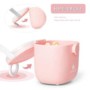 Termichy Baby Formula Dispenser, Portable Milk Powder Dispenser Container with Carry Handle and Scoop for Travel Outdoor Activities with Baby Infant, 8.8OZ, 0.55LB, 250g (Pink-2pack) by TinyTreasures Baby Boutique
