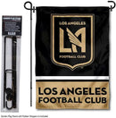 WinCraft Los Angeles Football Club Garden Flag with Stand Pole Holder by GreenHaven Gardens