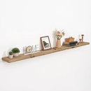 72 inch Floating Shelves for Wall, 8" Deep Rustic Reclaimed Barnwood Shelves, Floating Shelf Wall Hanging Shelves with Invisible Heavy-Duty Metal Bracket | Wall Mounted | Farmhouse Style, 1PC,Natural by CozyNest Decor