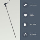 GroundLuxe Grounding Rod w/ 40 Ft Cord