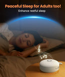Dreamegg Portable Noise Machine for Baby Adult, Features Powerful Battery, 21 Soothing Sound, Noise Canceling for Office & Sleeping, Sound Therapy for Home, Travel, Registry Gift, Classic White by TinyTreasures Baby Boutique